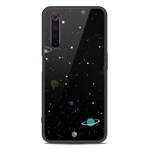 Space Series Soft Phone Case - Premium Glass Case - Design 3 - Realme 6 Pro