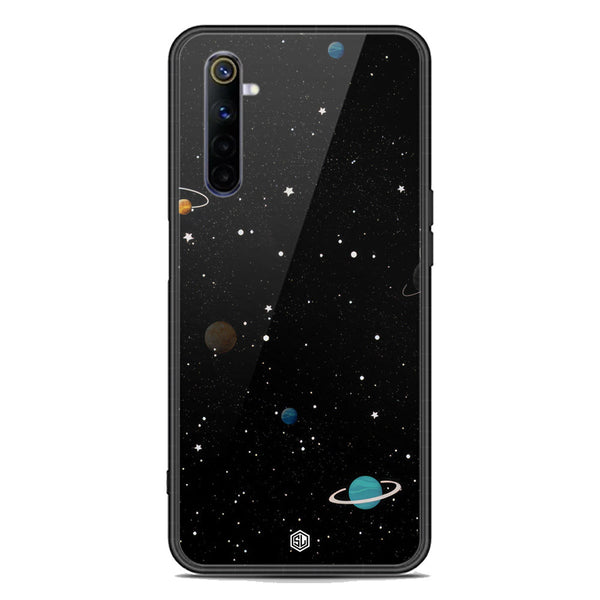 Space Series Soft Phone Case - Premium Glass Case - Design 3 - Realme 6