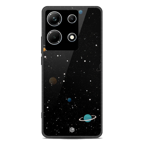 Space Series Soft Phone Case - Premium Glass Case - Design 3 - Infinix Note 30
