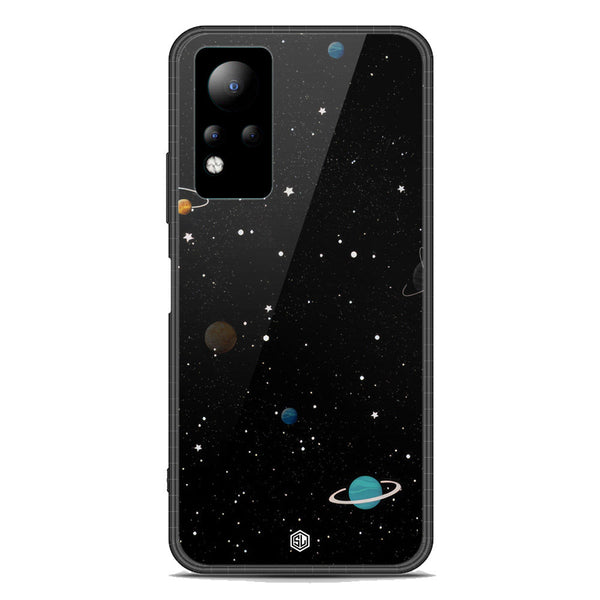 Space Series Soft Phone Case - Premium Glass Case - Design 3 - Infinix Note 11