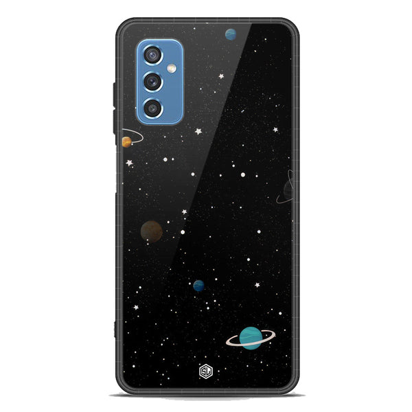 Space Series Soft Phone Case - Premium Glass Case - Design 3 - Samsung Galaxy M52 5G