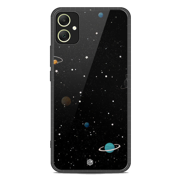 Space Series Soft Phone Case - Premium Glass Case - Design 3 - Samsung Galaxy A05