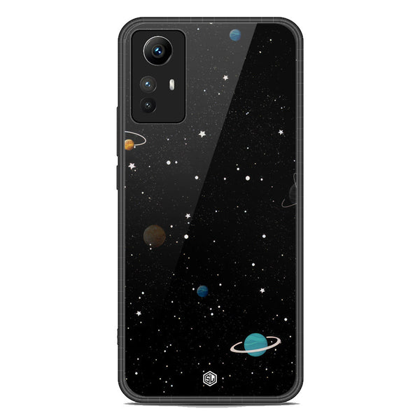 Space Series Soft Phone Case - Premium Glass Case - Design 3 - Xiaomi Redmi Note 12S