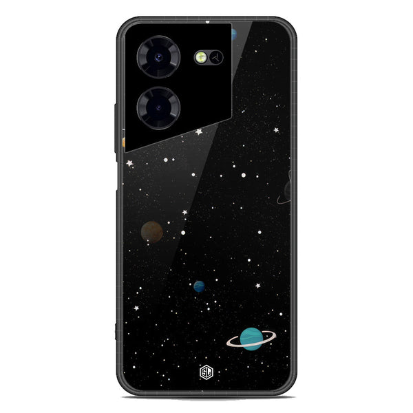 Space Series Soft Phone Case - Premium Glass Case - Design 3 - Tecno Pova 5 Pro