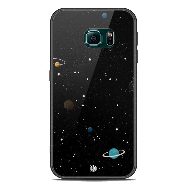 Space Series Soft Phone Case - Acrylic Case - Design 3 - - Samsung Galaxy S6 Edge Plus