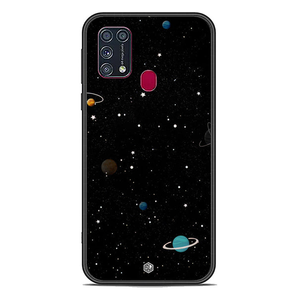 Space Series Soft Phone Case - Premium Glass Case - Design 3 - Samsung Galaxy M31