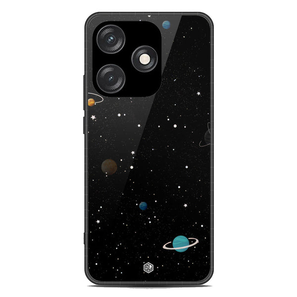 Space Series Soft Phone Case - Metal Case - Design 3 - Tecno Spark 10C