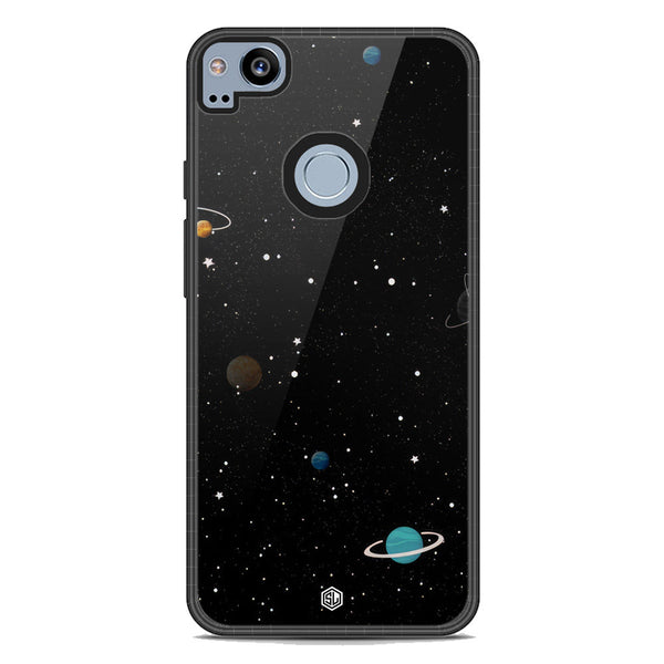 Space Series Soft Phone Case - Metal Case - Design 3 - Google Pixel 2