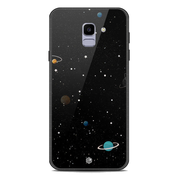 Space Series Soft Phone Case - Premium Glass Case - Design 3 - Samsung Galaxy J6 2018