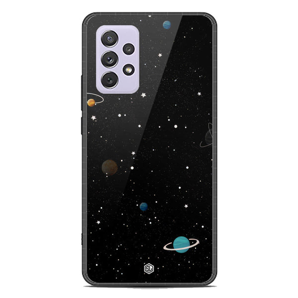 Space Series Soft Phone Case - Premium Glass Case - Design 3 - Samsung Galaxy A72