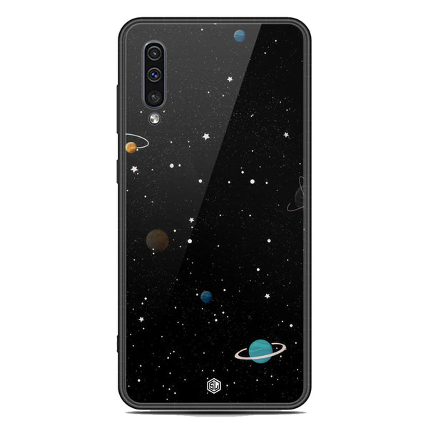 Space Series Soft Phone Case - Premium Glass Case - Design 3 - Samsung Galaxy A50