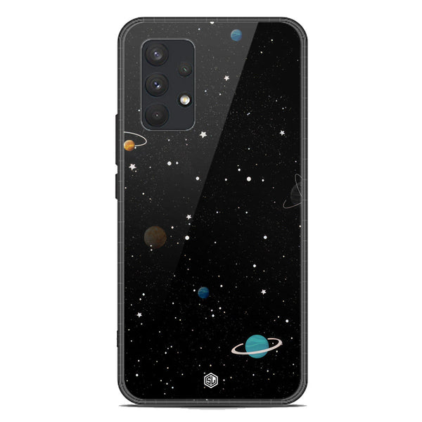 Space Series Soft Phone Case - Premium Glass Case - Design 3 - Samsung Galaxy A32