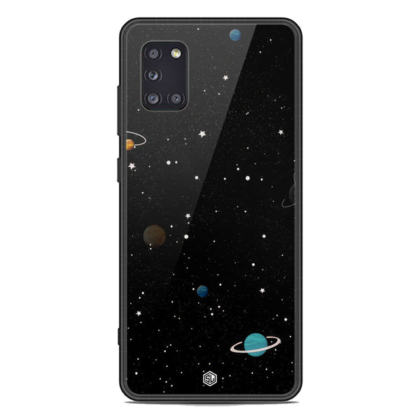 Space Series Soft Phone Case - Premium Glass Case - Design 3 - Samsung Galaxy A31