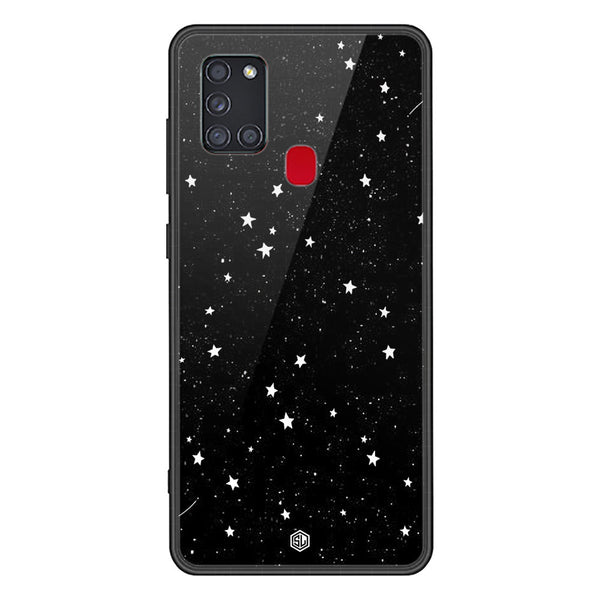 Space Series Soft Phone Case - Premium Glass Case - Design 4 - Samsung Galaxy A21s