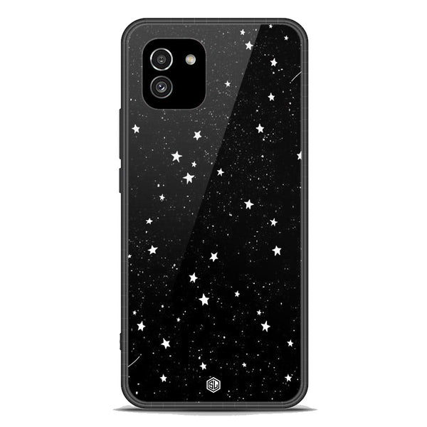 Space Series Soft Phone Case - Premium Glass Case - Design 4 - Samsung Galaxy A03