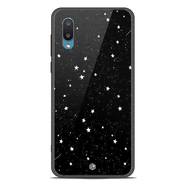 Space Series Soft Phone Case - Premium Glass Case - Design 4 - Samsung Galaxy A02