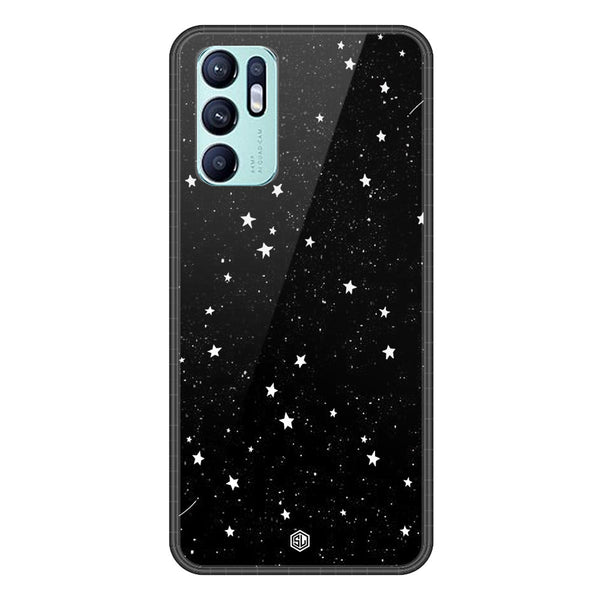 Space Series Soft Phone Case - Premium Glass Case - Design 4 - Oppo Reno 6