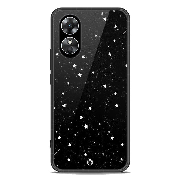 Space Series Soft Phone Case - Premium Glass Case - Design 4 - Oppo A17
