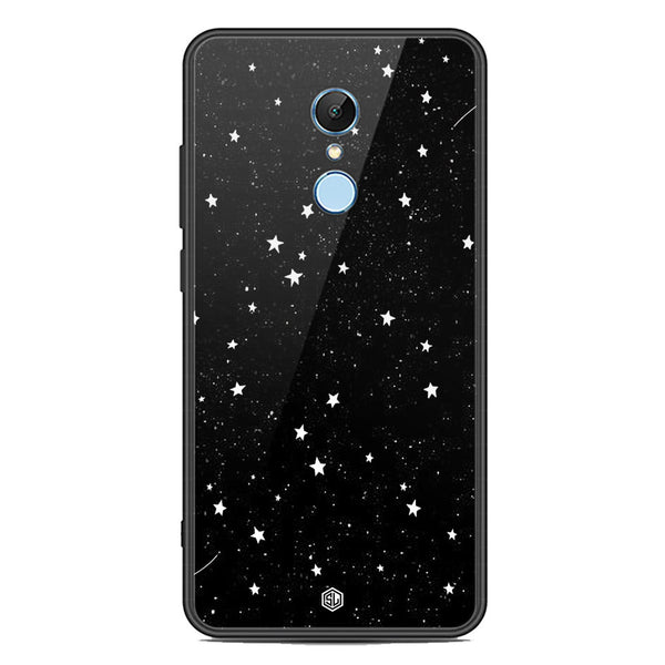 Space Series Soft Phone Case - Premium Glass Case - Design 4 - Xiaomi Redmi 5