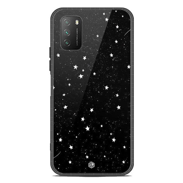 Space Series Soft Phone Case - Premium Glass Case - Design 4 - Xiaomi Poco M3