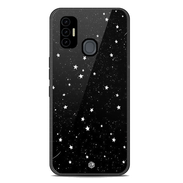 Space Series Soft Phone Case - Premium Glass Case - Design 4 - Tecno Spark 7