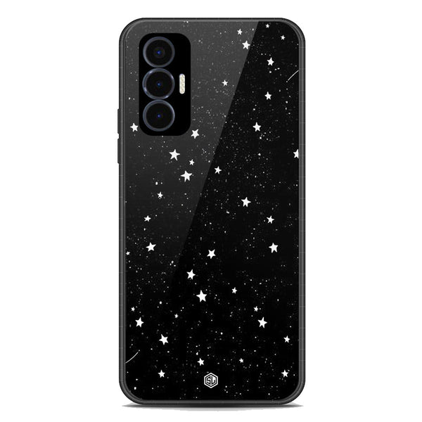 Space Series Soft Phone Case - Premium Glass Case - Design 4 - Tecno Pova 3