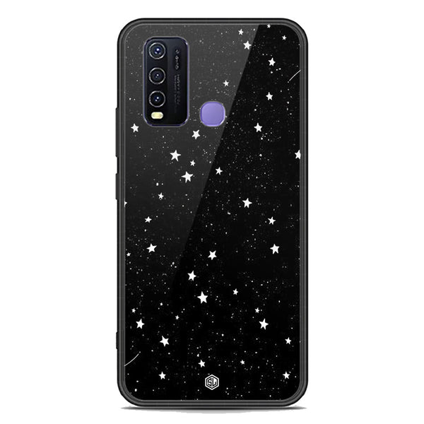Space Series Soft Phone Case - Premium Glass Case - Design 4 - Vivo Y50