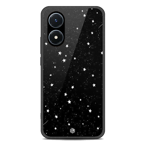 Space Series Soft Phone Case - Premium Glass Case - Design 4 - Vivo Y02s