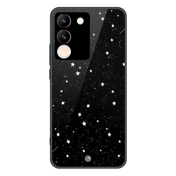 Space Series Soft Phone Case - Premium Glass Case - Design 4 - Vivo V29e