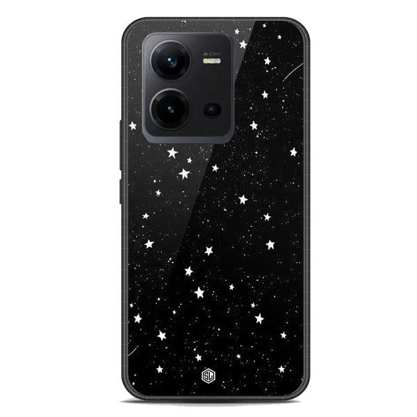 Space Series Soft Phone Case - Premium Glass Case - Design 4 - Vivo V25e