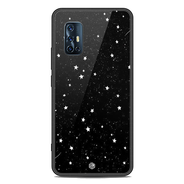 Space Series Soft Phone Case - Premium Glass Case - Design 4 - Vivo V17