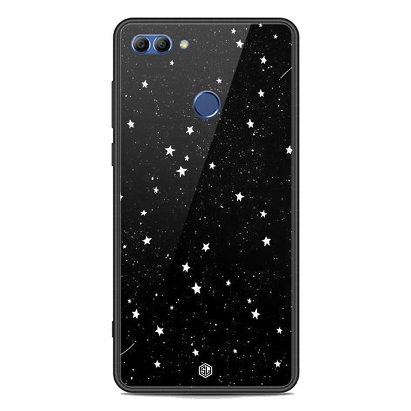 Space Series Soft Phone Case - Premium Glass Case - Design 4 - Huawei Y9 2018