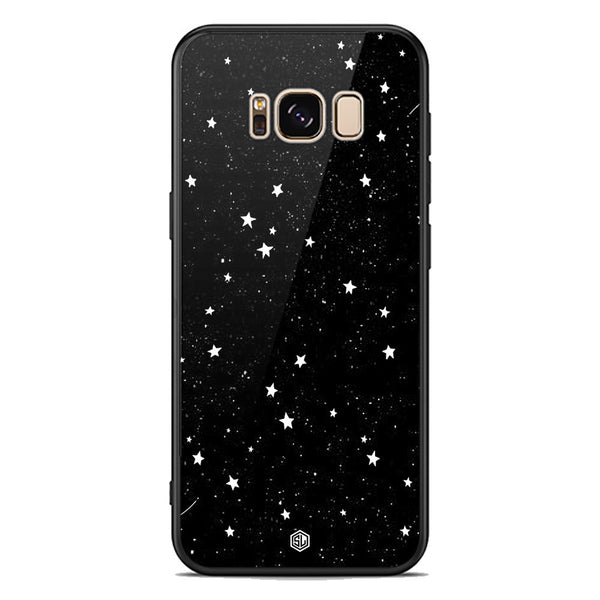 Space Series Soft Phone Case - Premium Glass Case - Design 4 - Samsung Galaxy S8 Plus