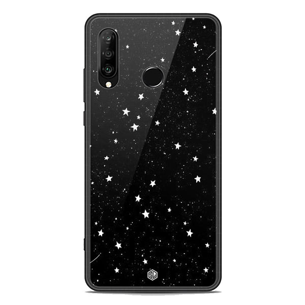 Space Series Soft Phone Case - Premium Glass Case - Design 4 - Huawei P30 lite