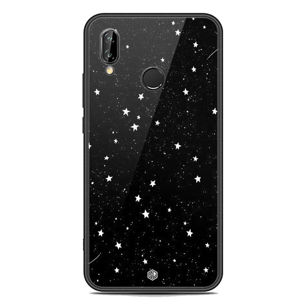 Space Series Soft Phone Case - Premium Glass Case - Design 4 - Huawei P20 Lite