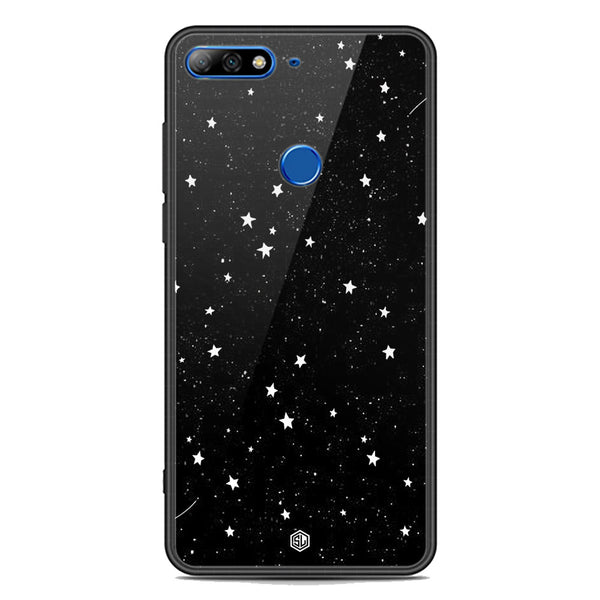 Space Series Soft Phone Case - Premium Glass Case - Design 4 - Huawei Honor 7C