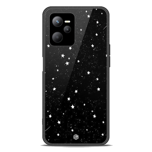 Space Series Soft Phone Case - Premium Glass Case - Design 4 - Realme V25