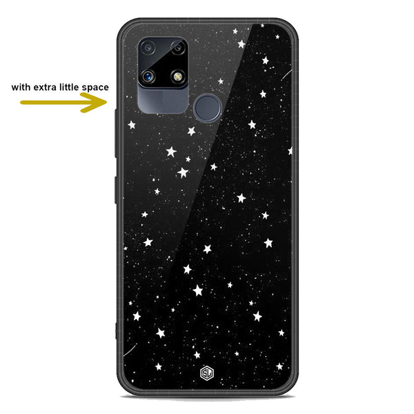 Space Series Soft Phone Case - Premium Glass Case - Design 4 - Realme C25s
