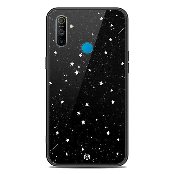 Space Series Soft Phone Case - Premium Glass Case - Design 4 - Realme C3