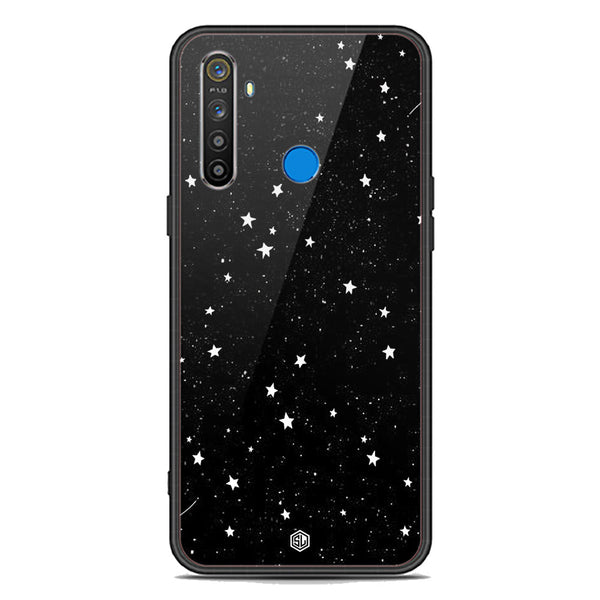 Space Series Soft Phone Case - Premium Glass Case - Design 4 - Realme 5i