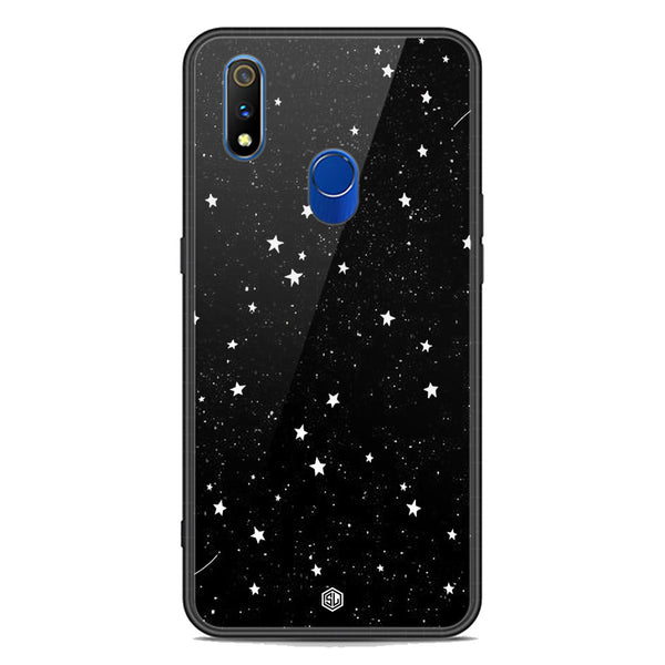 Space Series Soft Phone Case - Premium Glass Case - Design 4 - Realme 3 Pro