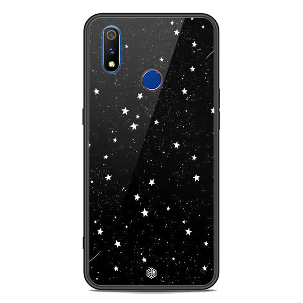 Space Series Soft Phone Case - Premium Glass Case - Design 4 - Realme 3i