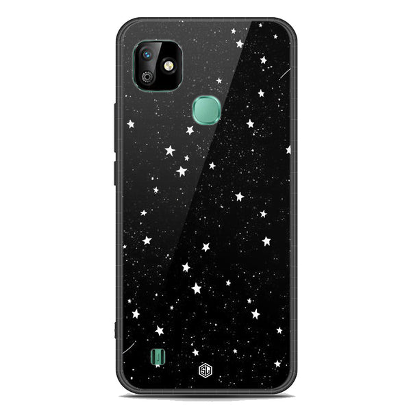 Space Series Soft Phone Case - Premium Glass Case - Design 4 - Infinix Smart HD 2021