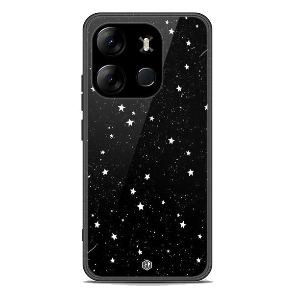 Space Series Soft Phone Case - Premium Glass Case - Design 4 - Infinix Smart 7