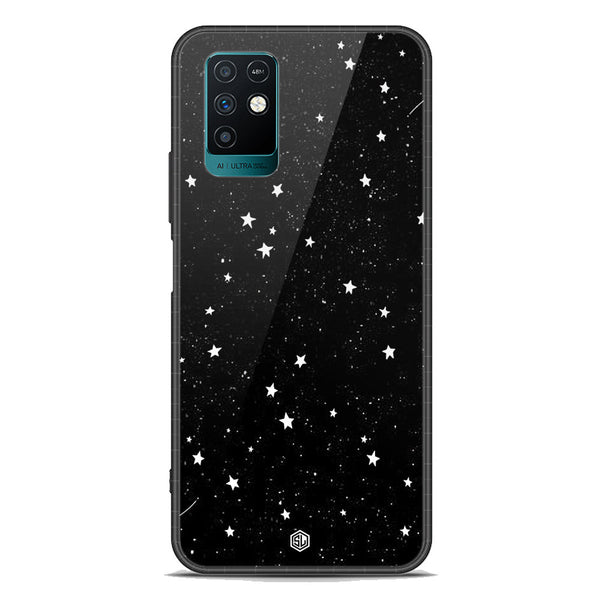 Space Series Soft Phone Case - Premium Glass Case - Design 4 - Infinix Note 10