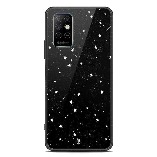 Space Series Soft Phone Case - Premium Glass Case - Design 4 - Infinix Note 8i