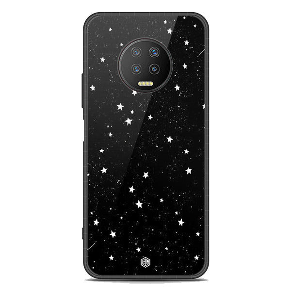 Space Series Soft Phone Case - Premium Glass Case - Design 4 - Infinix Note 7