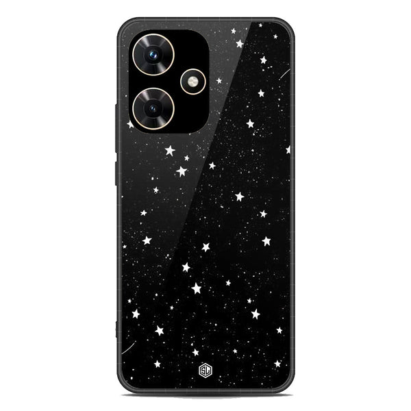 Space Series Soft Phone Case - Premium Glass Case - Design 4 - Infinix Hot 30i