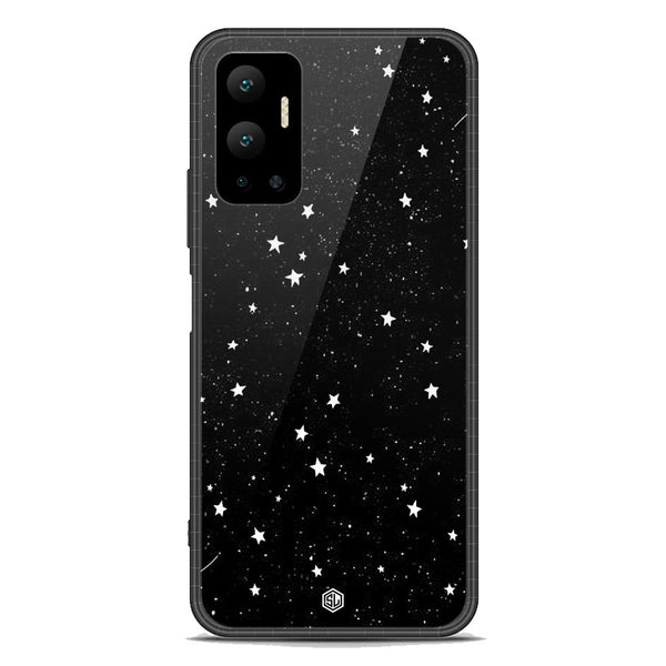 Space Series Soft Phone Case - Premium Glass Case - Design 4 - Infinix Hot 12