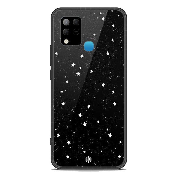 Space Series Soft Phone Case - Premium Glass Case - Design 4 - Infinix Hot 10S